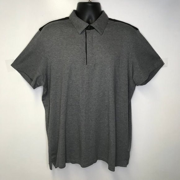 Michael Kors Men's Size XXL Gray Polo Shirt